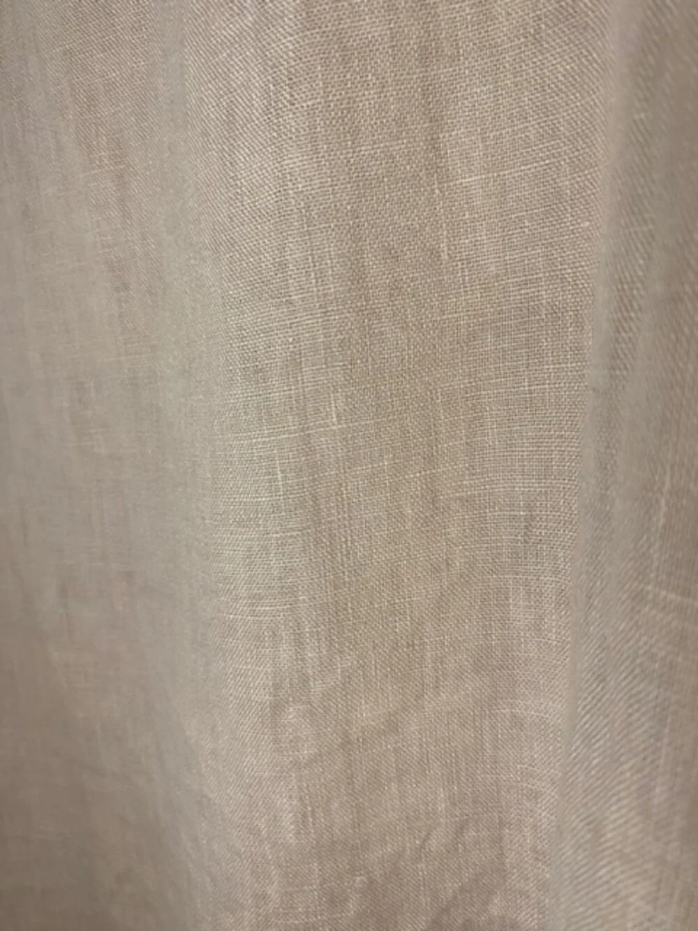 Terzo Millennio 100% Linen Top Blouse High Low Boxy Pale Pink Small - Picture 3 of 16